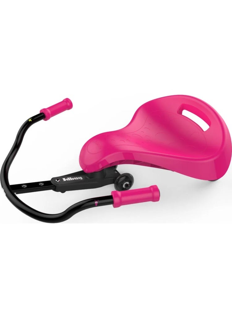 JD Bug Kidz Swayer Pink- Sit Down Manual Ride On Toy Side-to-Side Sway Scooter for Kids Ages 2+ - Image 3