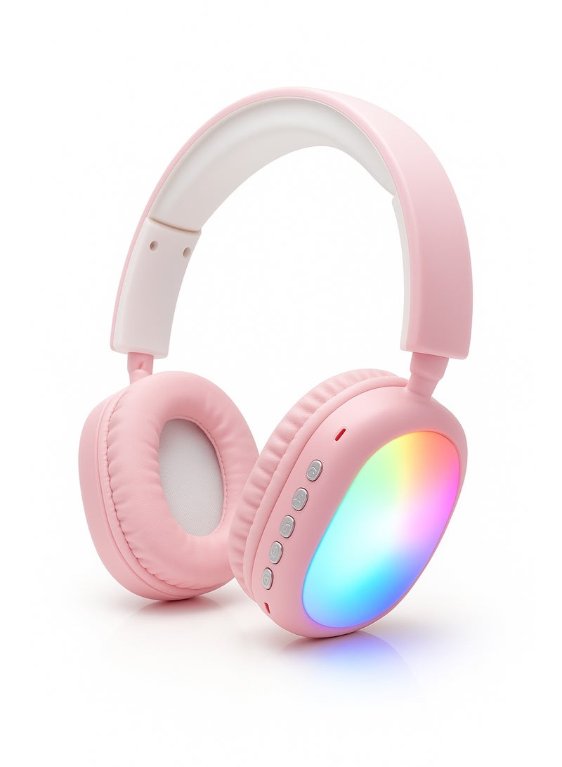 RGB Super Bass B25 Bluetooth Headphones Headset with Multi-Color Lights - Featuring Powerful Bass and Modern Design - Image 2