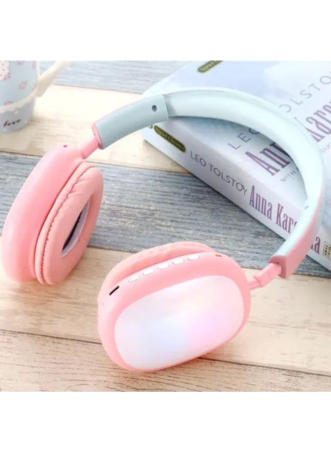 RGB Super Bass B25 Bluetooth Headphones Headset with Multi-Color Lights - Featuring Powerful Bass and Modern Design - Image 1