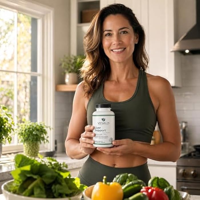 Liver Support – Solarplast® + Milk Thistle, Artichoke & Dandelion | Adults 40+ | Digestive Enzymes | Made in USA | 60 Veg Caps - Image 3