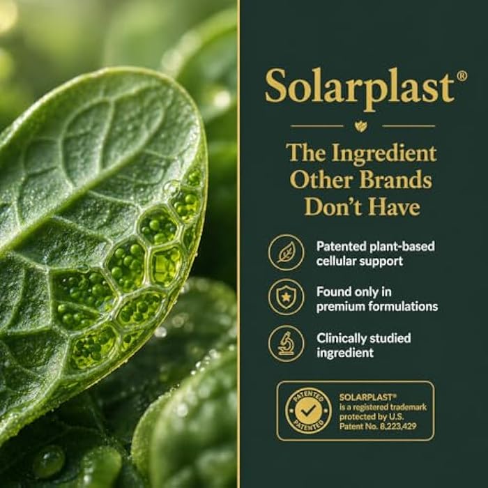 Liver Support – Solarplast® + Milk Thistle, Artichoke & Dandelion | Adults 40+ | Digestive Enzymes | Made in USA | 60 Veg Caps - Image 4