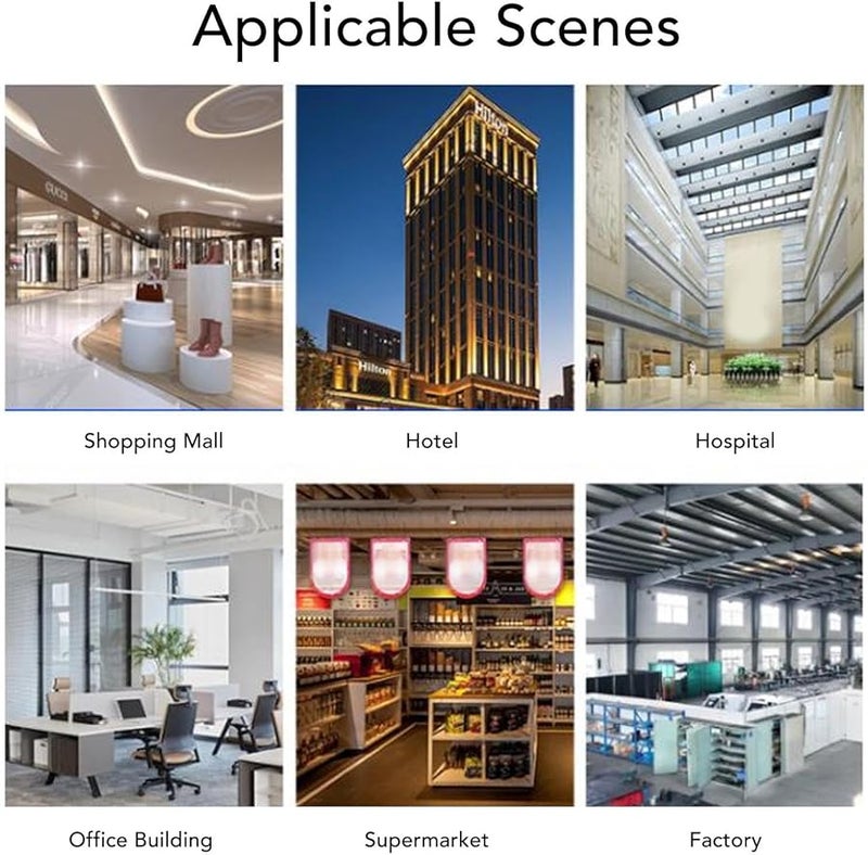 Dual Head LED Emergency Light Indoor Evacuation Indicator US Plug 85 265V - Image 3