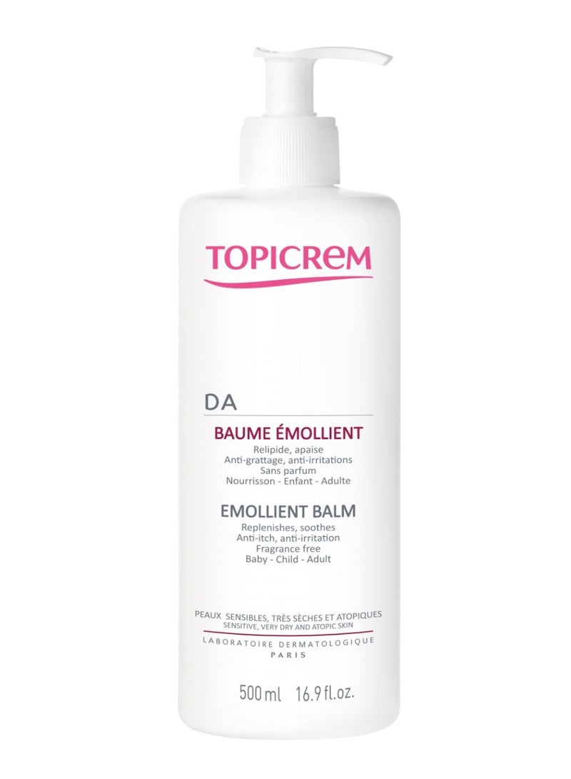 Topicrem Da Emollient Balm 500ml - Image 1