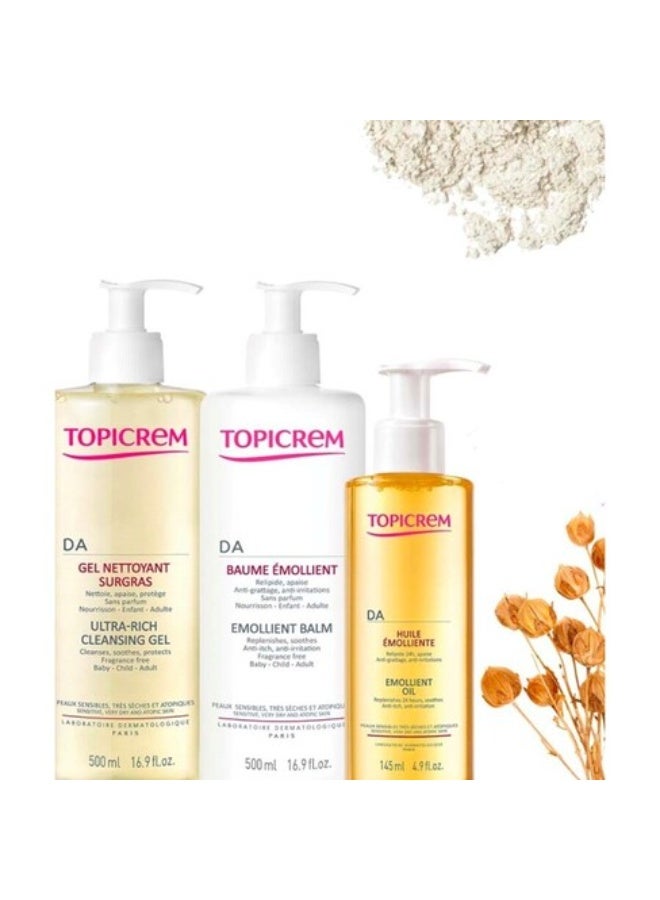 Topicrem Da Emollient Balm 500ml - Image 4