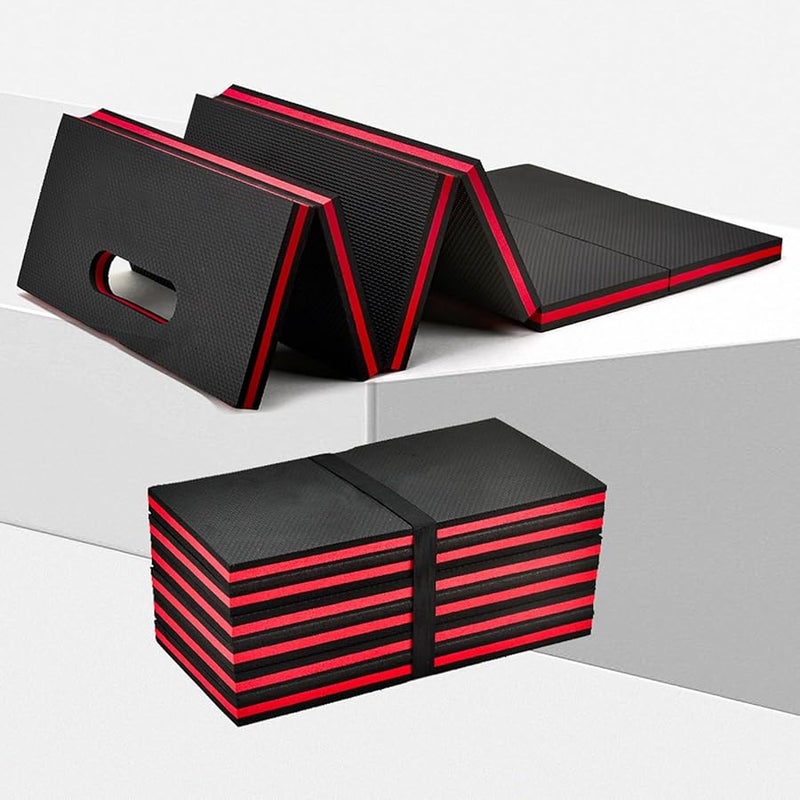 Red Portable Car Repair Creeper Mat for Easy Storage Transport in Various Maintenance Environments - Image 5