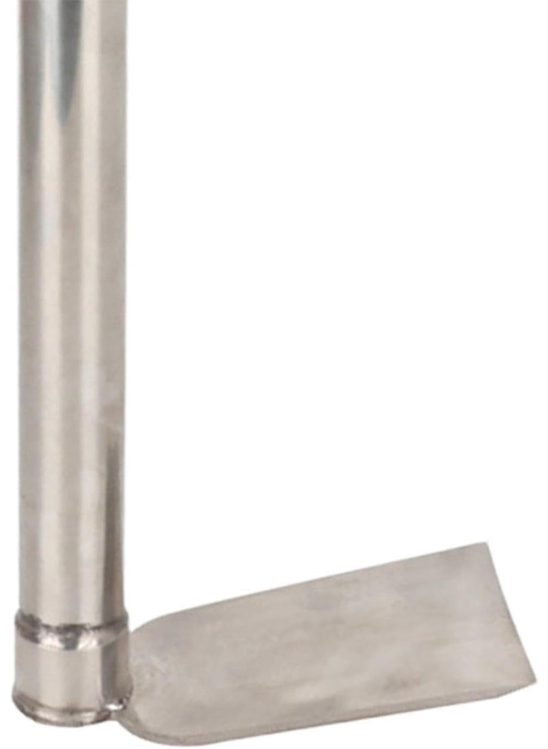 Garden Tool Stainless Steel Shovel Pipe Handle Silver Digging Planting Soil Turner - Image 3