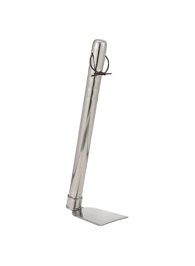Garden Tool Stainless Steel Shovel Pipe Handle Silver Digging Planting Soil Turner - Image 5