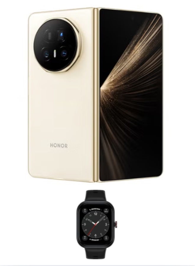 هونور Magic V5 Dual SIM 5G Ivory White 16GB 512GB with free CHOICE Smartwatch - Image 1