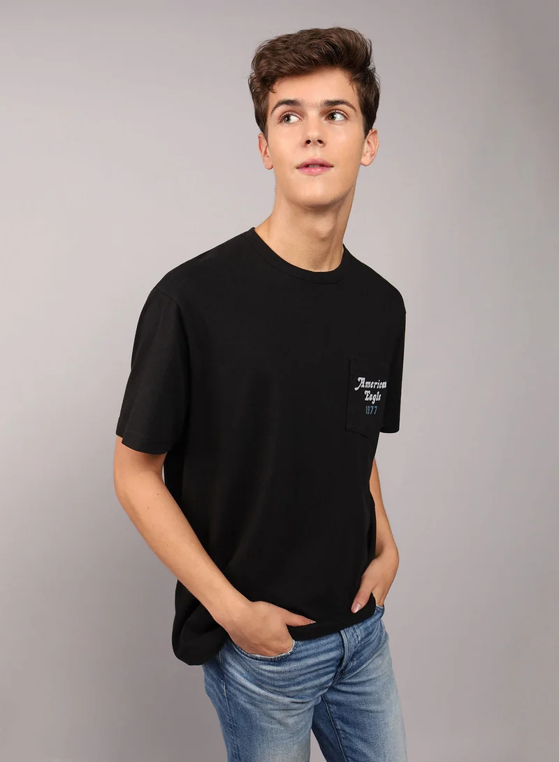 امريكان ايجل Logo Crew Neck T-Shirt