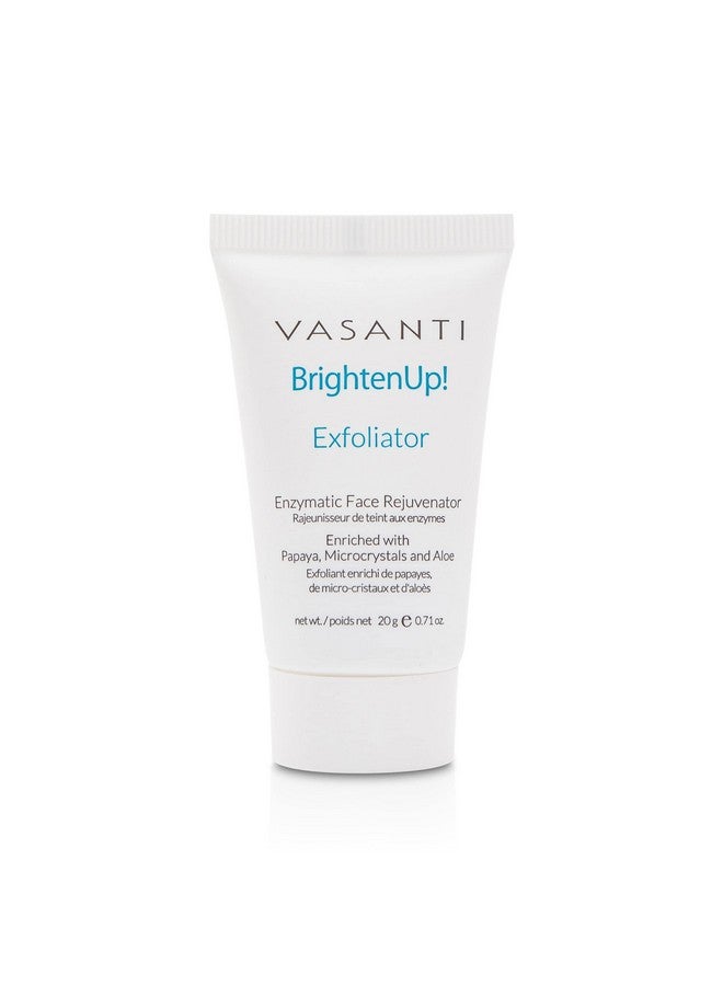 Vasanti Brighten Up! Enzymatic Face Rejuvenator (20G) Gentle Scrub Brightens Exfoliates Cleanses Skin Parabenfree Vegan Friendly Skincare - Image 1