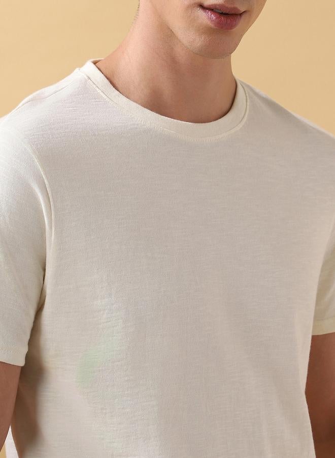 Dennis Lingo Men's Marshmallow 100% Cotton Printed Regular Fit T-Shirt  - Image 2
