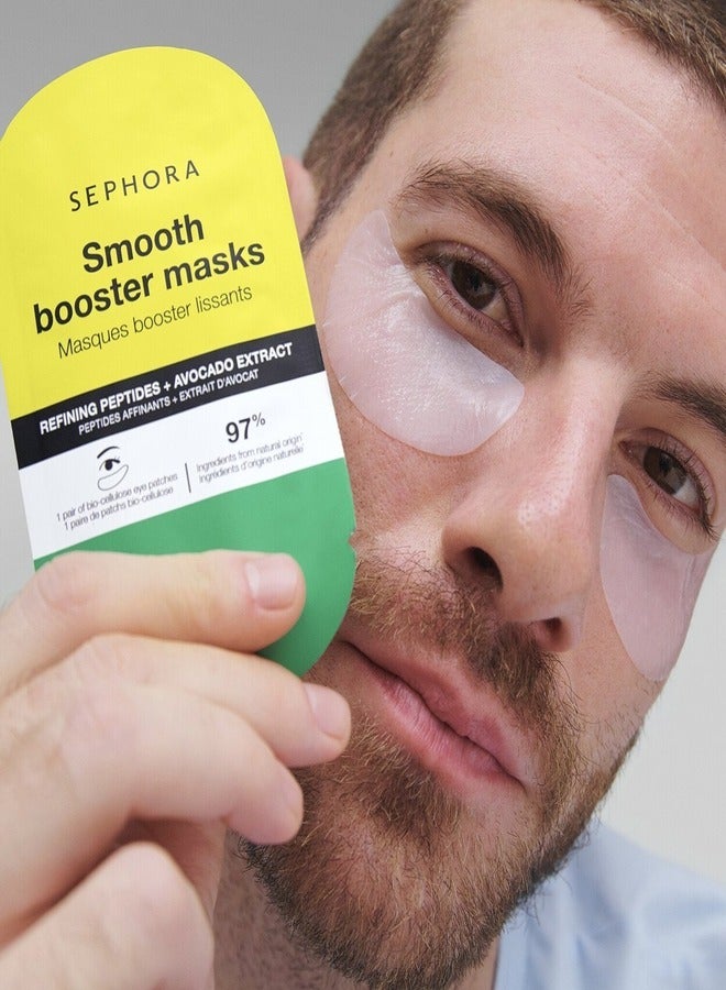 SEPHORA SEPHORA COLLECTION Booster Eye Mask – Brightening & Revitalizing Hydrogel Patches with Vitamin C & Papaya Extract for a Radiant, Energized Look (1 Pair)  - Image 5