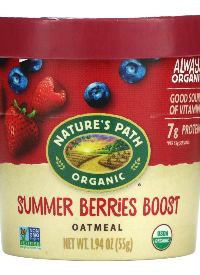 Nature's path - Organic Oatmeal Summer Berries Boost 1.94 oz (55 g) - Image 1