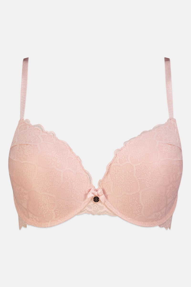 Nanette lepore Women 2 Pack Textured Padded Underwired Push Up Bra, Multicolor - Image 5