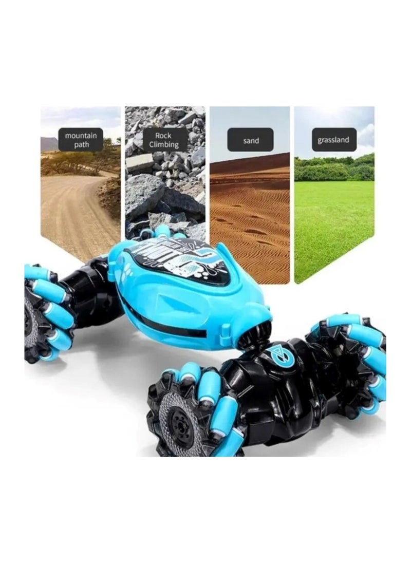 Huitich - Revolutionary Blue Remote-Controlled Stunt Car. - Image 1