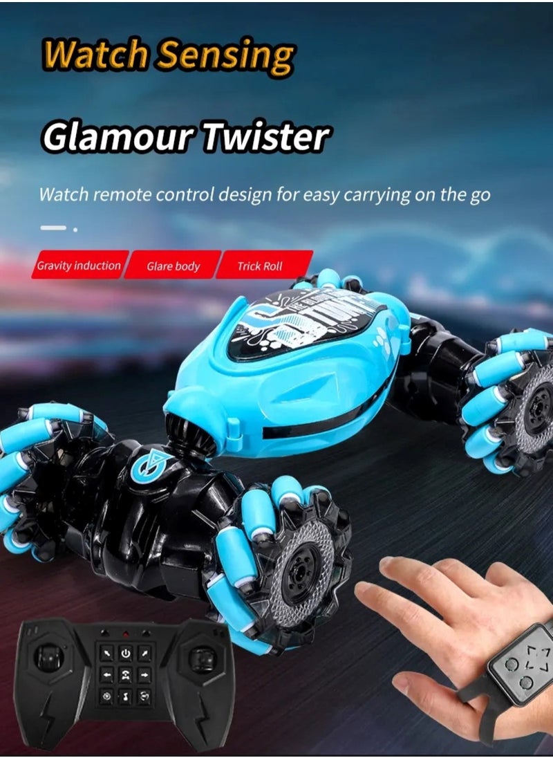 Huitich - Revolutionary Blue Remote-Controlled Stunt Car. - Image 1