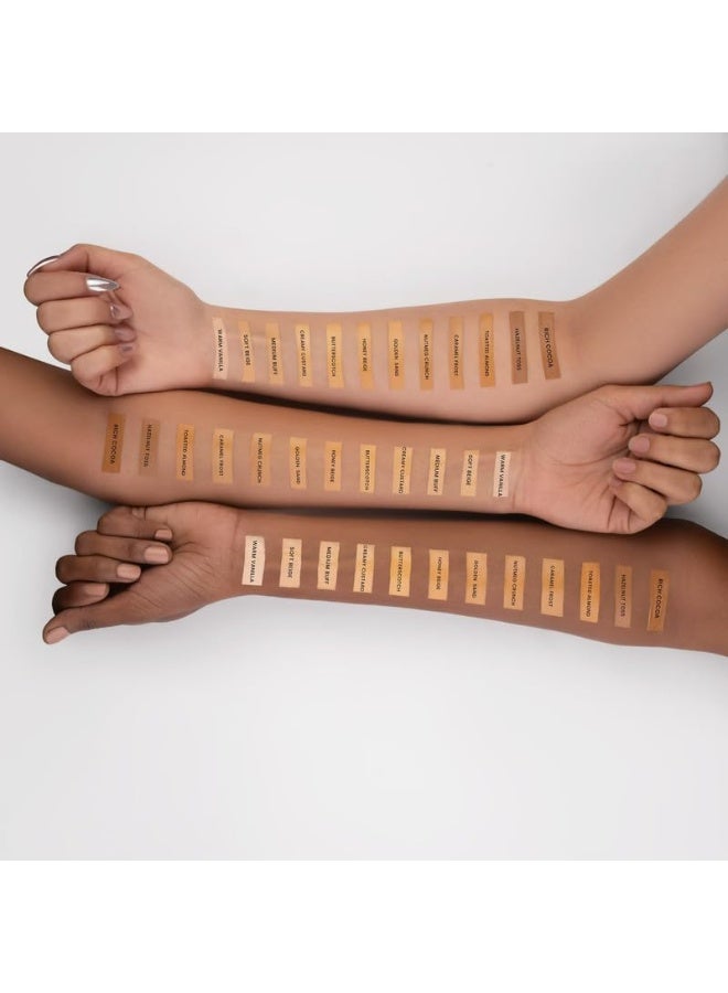 مارس كريم أساس سائل مطفي من مارس أرتيستري لإطلالة مشرقة (30 مل) (بنكهة اللوز المحمص) | مكونات العناية بالبشرة | تغطية متوسطة إلى عالية | مرطب | تركيبة خفيفة الوزن تدوم طويلًا - Image 4