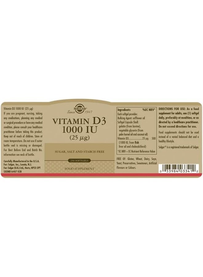 سولجر فيتامين د3 25 ميكروجرام، 1000 وحدة دولية، مكمل غذائي، 100 كبسولة هلامية - Image 2