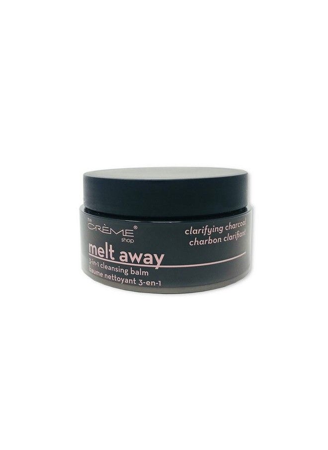 The Crème Shop Melt Away 3In1 Cleansing Balm Clarifying Charcoal Cleanser Korean Skincare Cleanser Removes Makeup And Moisturizes Skin Charcoal Face Cleanser 3.21 Oz  - Image 2