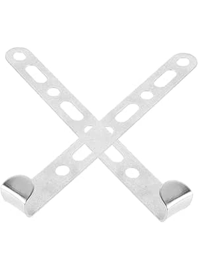 2pcs Alloy Rotatable Power Supply Fixing Bracket Clamp For Secure Car Air Intake Installation - Image 1