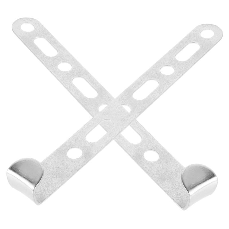 2pcs Alloy Rotatable Power Supply Fixing Bracket Clamp For Secure Car Air Intake Installation - Image 2