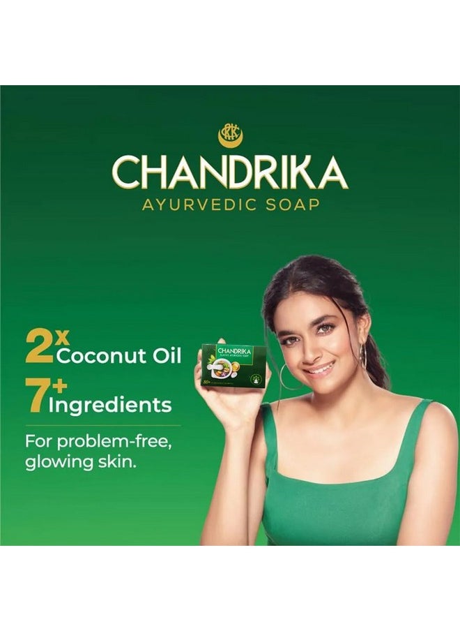Chandrika Soap Ayurvedic Herbal And Vegetable Oil Soap2.64 Ozcase Of 10  - Image 4