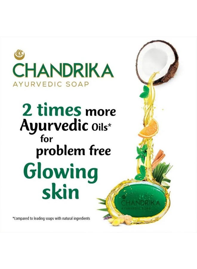 Chandrika Soap Ayurvedic Herbal And Vegetable Oil Soap2.64 Ozcase Of 10  - Image 5
