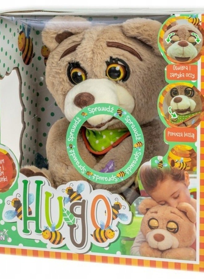 Dimian 36cm PLUSH HUGO WITH THREE FAIRY TALES IN ENGLISH VERSION - Image 2