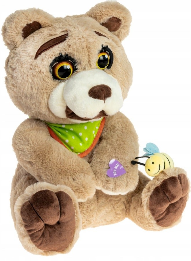Dimian 36cm PLUSH HUGO WITH THREE FAIRY TALES IN ENGLISH VERSION - Image 1