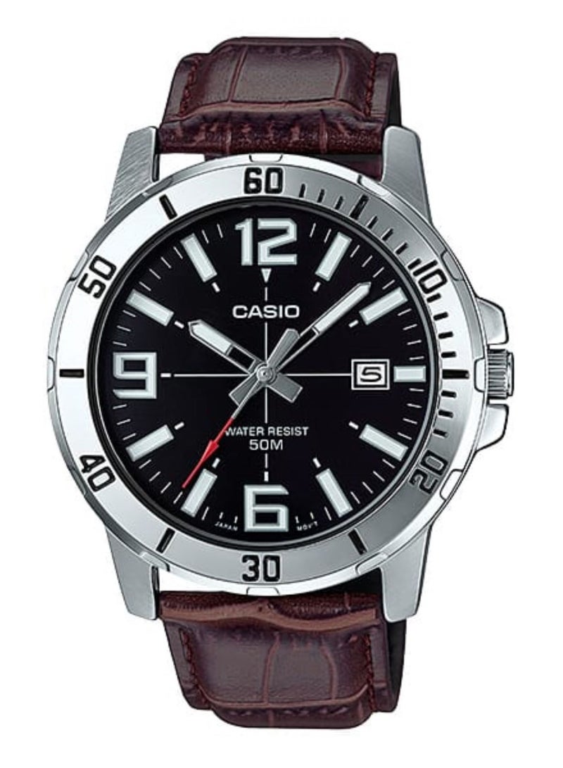 Casio Men's Enticer Water Resistant Analog Watch MTP-VD01L-1BVUDF - Image 1