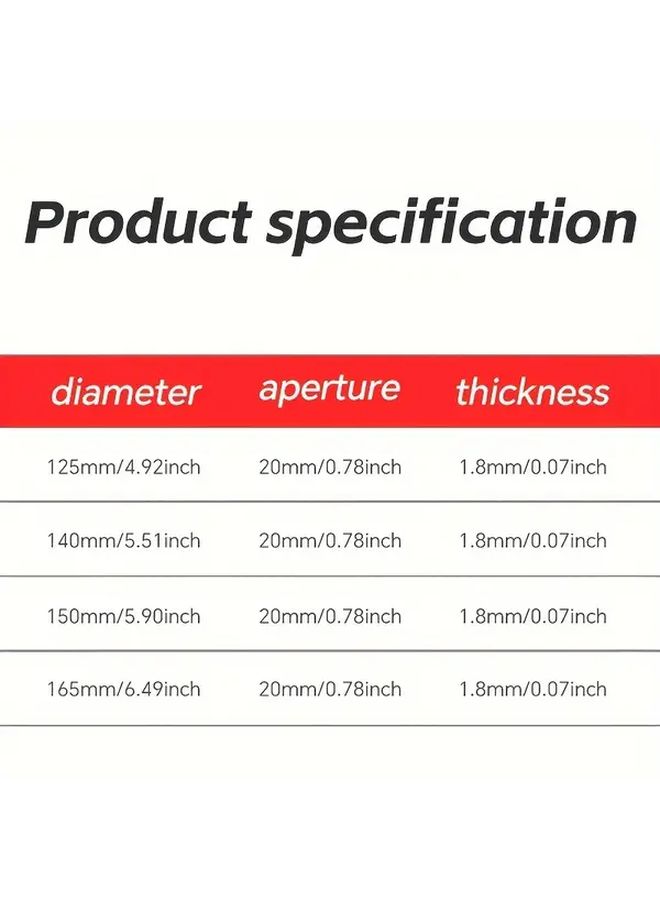 2 Pack 6 Inch Lithium Chainsaw Blade Set Multi Functional Alloy Saw Blades - Image 2
