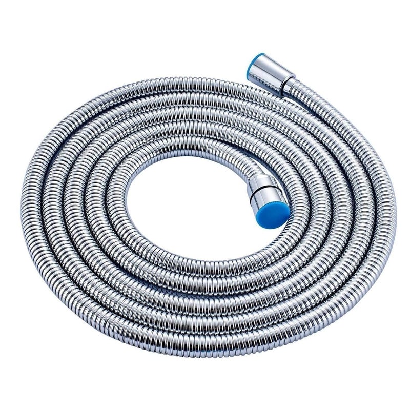 KINIK Diamond Stainless Steel Chrome Finished Extendable 1.75 Meter Flexible Shower Hose, Handshower Hose, Shower Tube and Health Faucet Tube for Bathroom - Image 1