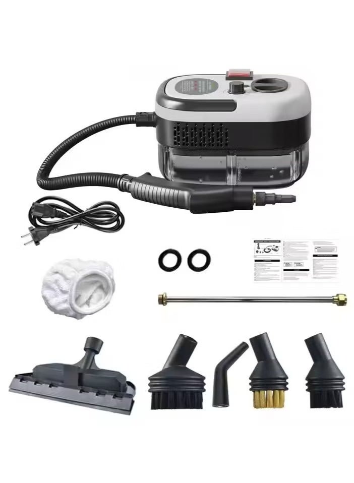TOBI 2500W High Pressure Handheld Steam Cleaner with 1100ml Tank – 6-Level Adjustable, Touchscreen Steamer, 3 Brush Heads – 3.0 Bar, 105°C Pressurized Steam Cleaning Machine for Home, Kitchen, Car & Upholstery - Image 1
