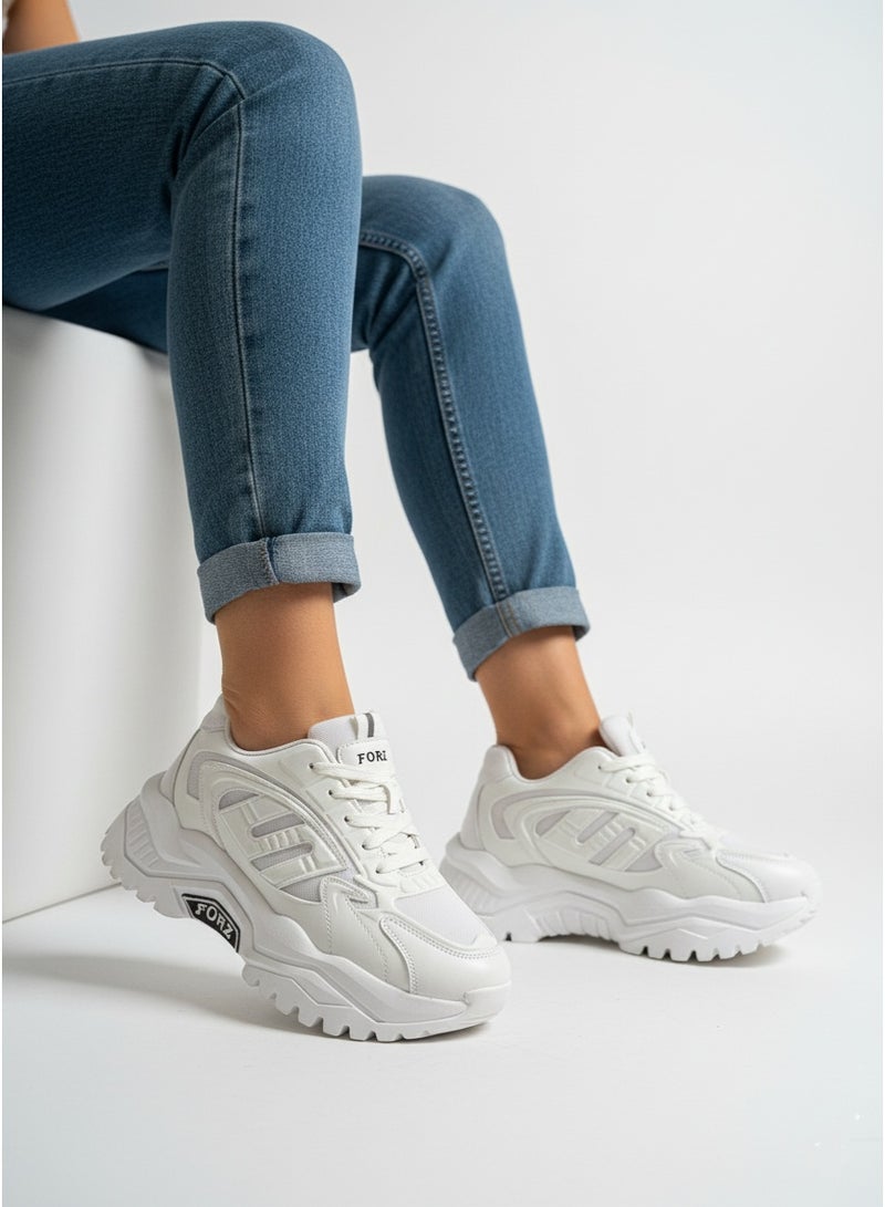 Vbranda Fashion Sneaker For Women L-842-WHITE - Image 1