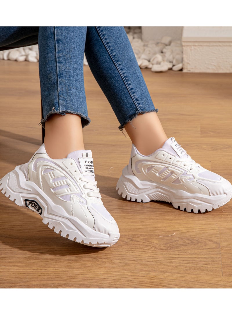 Vbranda Fashion Sneaker For Women L-842-WHITE - Image 2