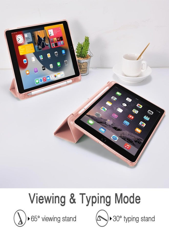 JOYLAND جراب JOYLAND لجهاز iPad الجيل العاشر 10.9 بوصة / iPad (A16) الجيل الحادي عشر 11 بوصة 2025 مع حامل قلم - خاصية التشغيل/الإيقاف التلقائي، تصميم نجم البحر، جراب فاخر مقاوم للخدوش والصدمات، لون وردي - Image 3