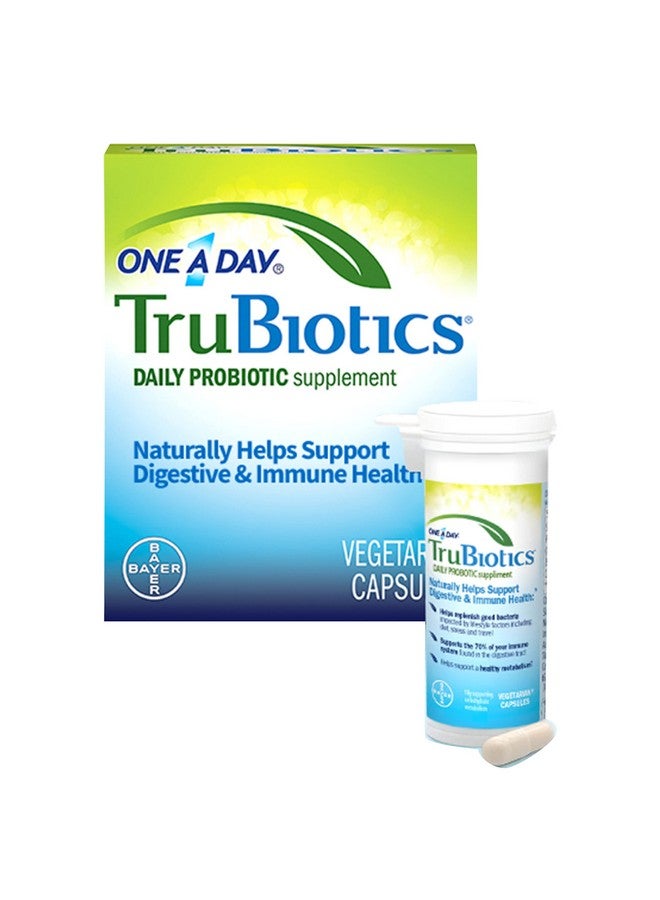 TruBiotics Daily Probiotic 30 Capsules Gluten Free Soy Free Digestive + Immune Health Support Supplement For Men And Women - Image 3