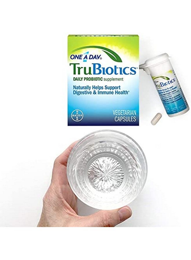 TruBiotics Daily Probiotic 30 Capsules Gluten Free Soy Free Digestive + Immune Health Support Supplement For Men And Women - Image 5
