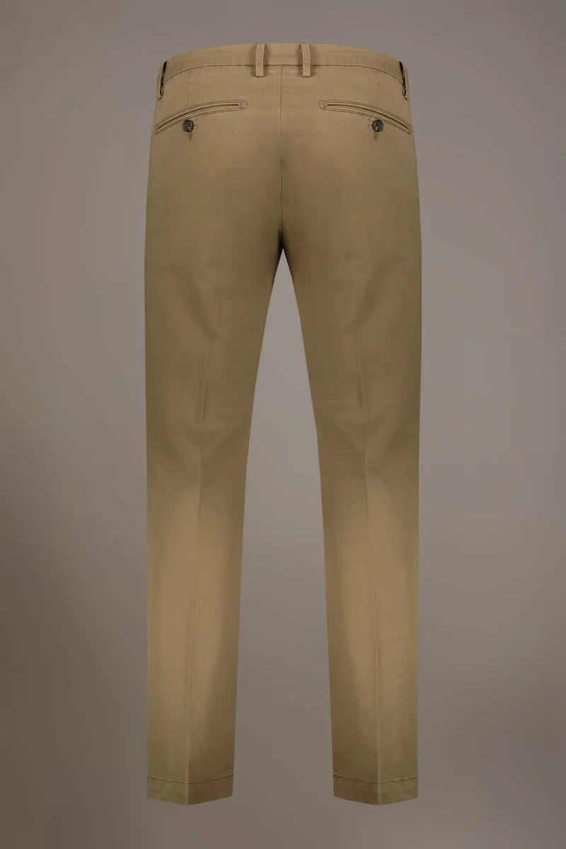 Doppelganger Brown Classic chino trousers - Nut for Men | Best Price UAE