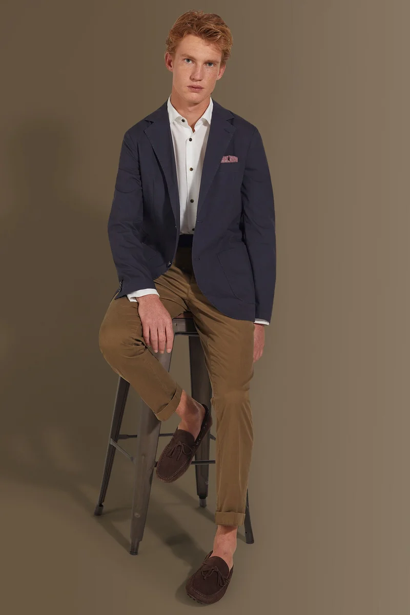 Classic chino trousers - Nut