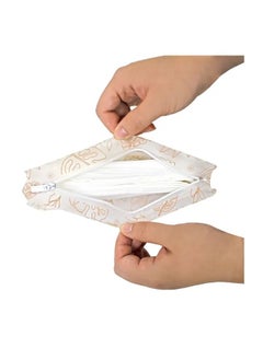 TWELVElittle TWELVElittle Reusable Wet Wipes Frosted Pouch - Leaf Print  - Image 2