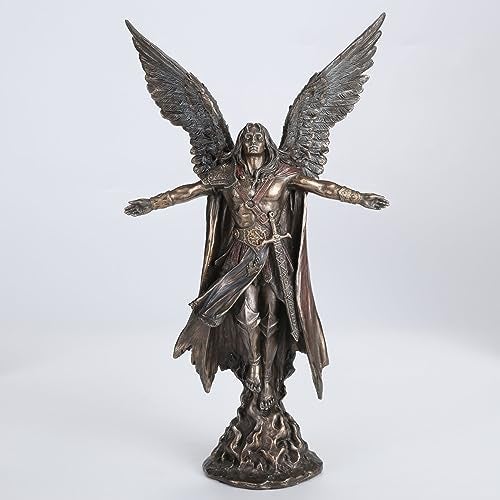 JFSM INC Ascending Saint Michael Archangel Statue 11-inch - Image 1