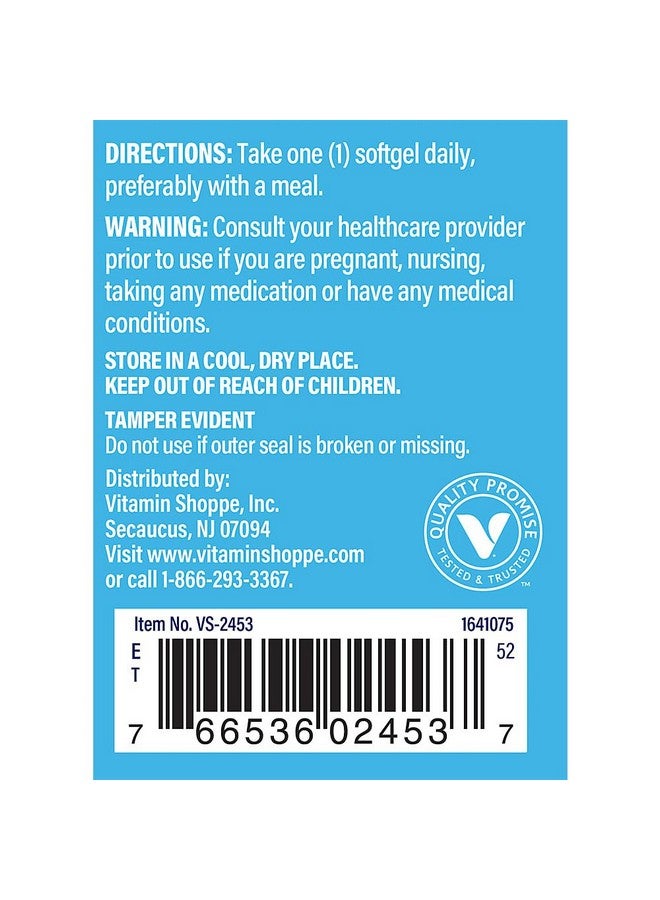 The Vitamin Shoppe Vitamin D3 1000IU Softgel, Supports Bone & Immune Health, Aids in Cellular Growth & Calcium Absorption, Gluten Free & Once Daily Formula (100 Softgels) by The Vitamin Shoppe - Image 4