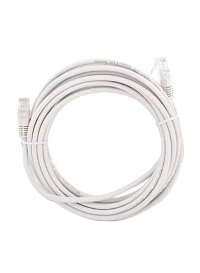 Terminator CAT 6 High Speed Ethernet Cable – White 5 Meter Network Cable for Fast & Stable Internet Connection – Compatible with Routers, Modems, Switches, and Computers – Durable, Flexible, Shielded Cable for Home & Office Networking - Image 3