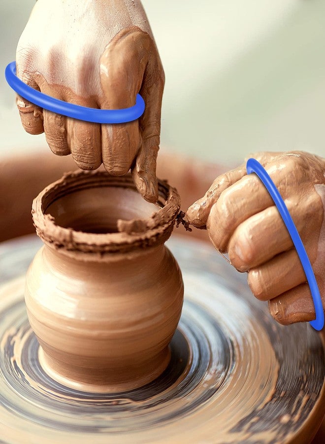 Zhehao 2 Pieces Clay Cutters Wire Steel Wire Cutting Pottery Tools with Black and Blue Plastic Handle for Clay Artists Cheese Dough Sculpting Pottery Tools - Image 4