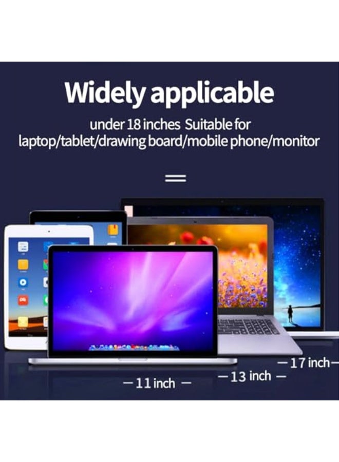 Lukione Laptop Fan, Aluminum Laptop Cooling Stand, Adjustable Laptop Cooler, Ergonomic Foldable Computer Stand for Laptop, Adjustable Height Cooling Pad Compatible with 10-17 Inch Laptops, Tablets - Image 4