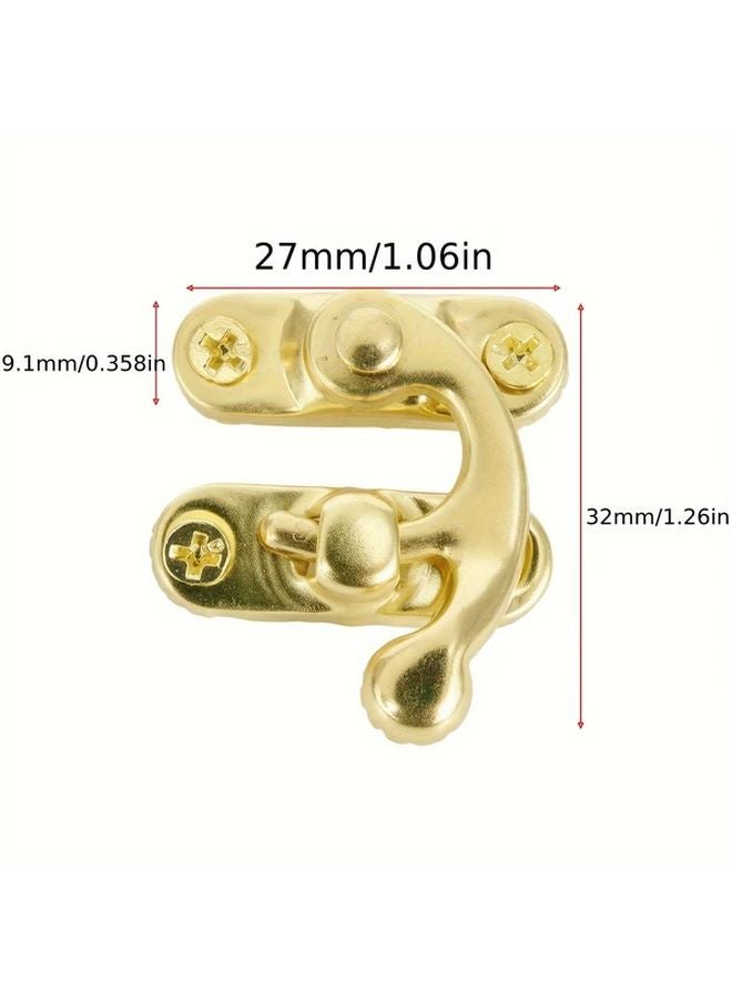 30pcs Golden Color Antique Bronze Padlock Hasp Hooks Vintage Medieval Style Hardware - Image 4