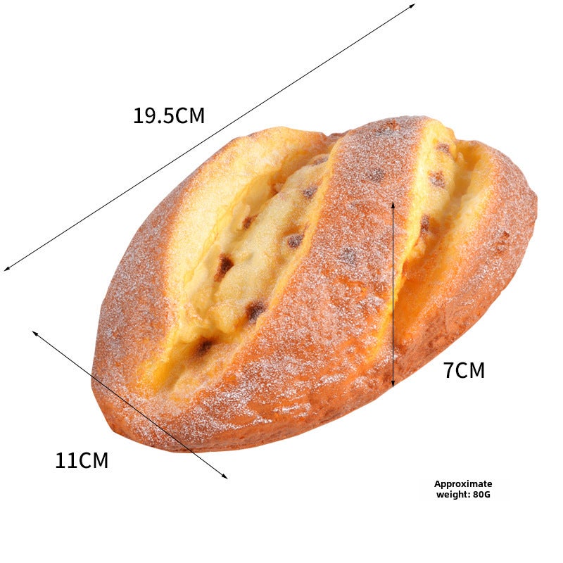 Realistic Caterpillar Bread Cake Model Big Pineapple Bread 