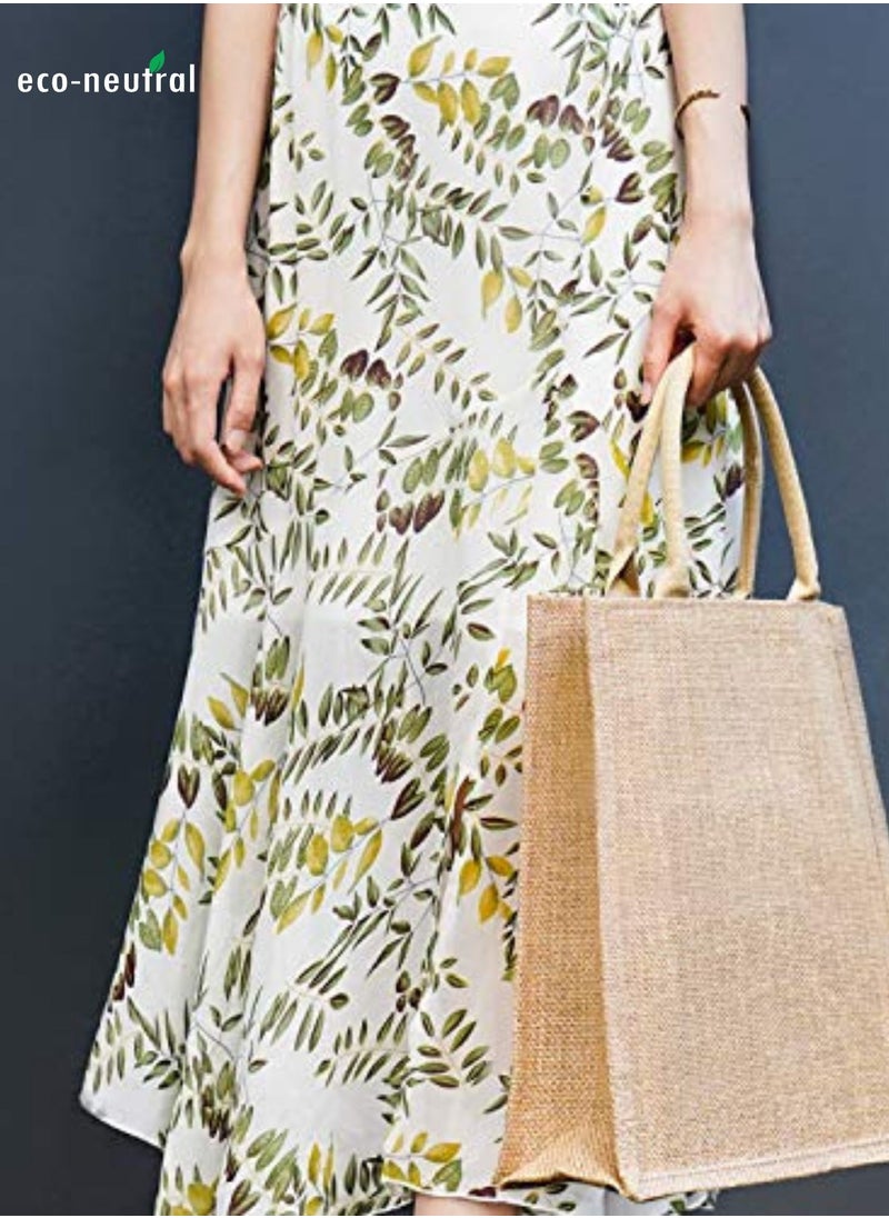 Eco-neutral - 3 Pieces Eco-neutral Jute Shopping Bags - Image 1