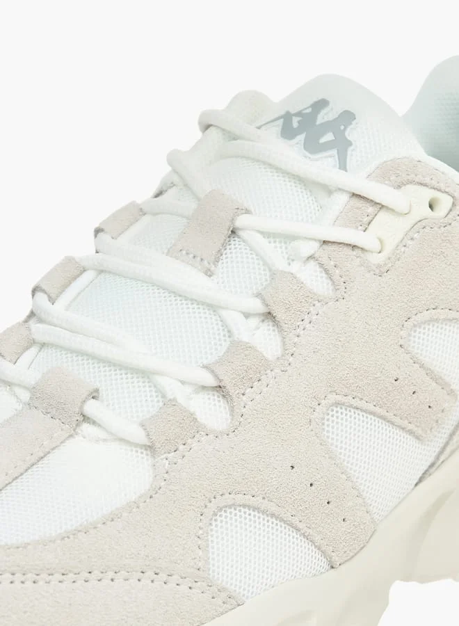 Kappa Womens Panelled  Lace-Up Sports Shoes with Pull Tab